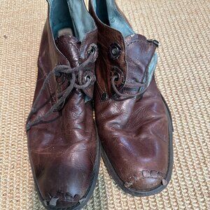 Bertie London English field booties brown leather 39 cottagecore English country